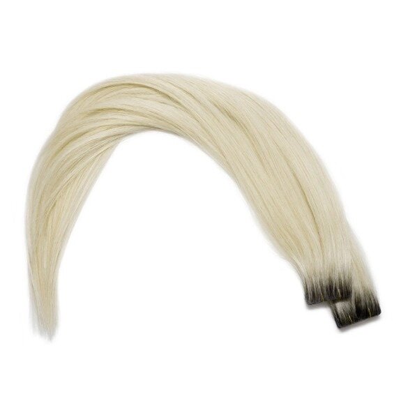 Invisible Tape - ROOTED SILVER FOX 55 cm