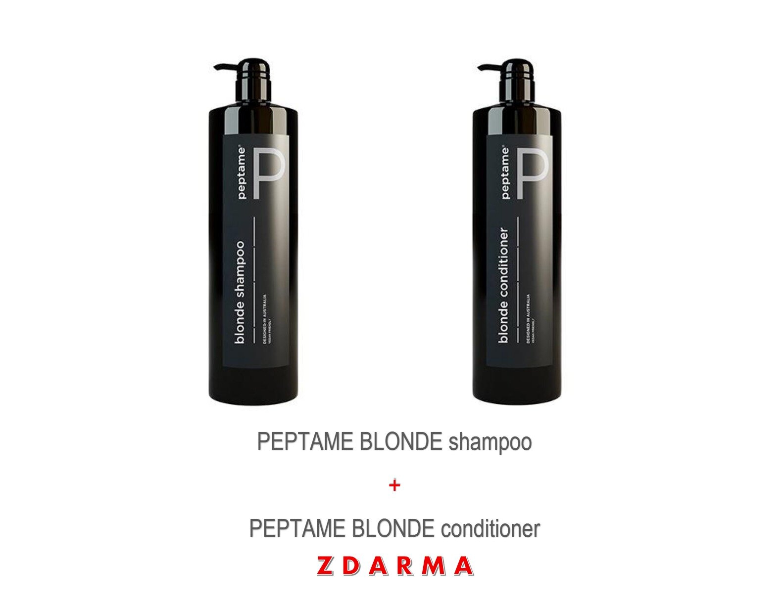 PEPTAME BLOND SHAMPOO 1000ml + CONDITIONER 1000ml